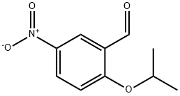 2-イソプロポキシ-5-ニトロベンズアルデヒド 化学構造式