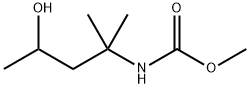 Carbamic  acid,  (3-hydroxy-1,1-dimethylbutyl)-,  methyl  ester  (9CI) Struktur
