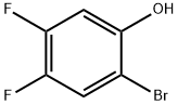 2-ブロモ-4,5-ジフルオロフェノール 臭化物 化学構造式
