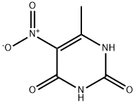 5-ニトロ-6-メチルウラシル 化学構造式