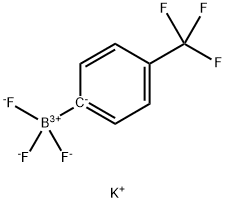 POTASSIUM 4-(TRIFLUOROMETHYL)PHENYLTRIFLUOROBORATE Structure