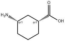 cis-3-アミノシクロヘキサンカルボン酸 化学構造式