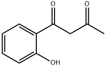 1-(2-ヒドロキシフェニル)-1,3-ブタンジオン 化学構造式