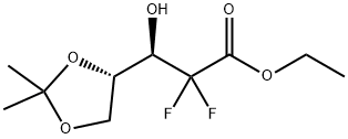 2-DEOXY-2,2-DIFLUORO-4,5-O-(1-METHYLETHYLIDENE)-L-THREO-PENTONIC ACID, ETHYL ESTER|166376-98-3