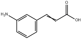 3-(3-Aminophenyl)propenoic acid 结构式