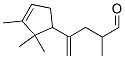 3-Cyclopenten-1-butanal, alpha,2,2,3-tetramethyl-gamma-methylen Struktur
