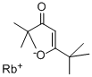 2,2,6,6-テトラメチル-3,5-ヘプタンジオナトルビジウム 化学構造式