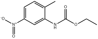 N-エトキシカルボニル-5-ニトロ-o-トルイジン 化学構造式