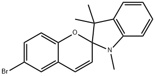 1,3,3-TRIMETHYLINDOLINO-6'-BROMOBENZOPYRYLOSPIRAN Structure