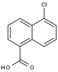 5-クロロ-1-ナフトエ酸 化学構造式