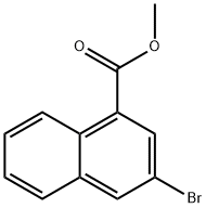 3-BROMO-NAPHTHALENE-1-CARBOXYLIC ACID METHYL ESTER Structure