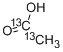Acetic Acid-13C2 Structure