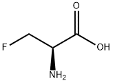 3-フルオロ-DL-アラニン 化学構造式