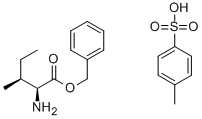 L-イソロイシンフェニルメチル·4-メチルベンゼンスルホン酸 化学構造式