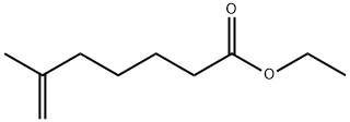 6-メチル-6-ヘプテン酸エチル 化学構造式