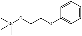(2-フェノキシエトキシ)トリメチルゲルマン 化学構造式