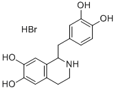 氢溴酸(+-)-四氢罂粟林,16659-88-4,结构式