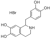 (+/-)-TETRAHYDROPAPAVEROLINE HYDROBROMIDE Struktur