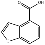 苯并呋喃-4-甲酸, 166599-84-4, 结构式