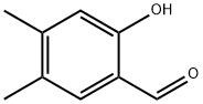 2-羟基-4,5-二甲基苯甲醛, 1666-03-1, 结构式