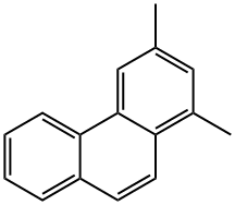 1,3-ジメチルフェナントレン (1,3-DMP), IN ISOOCTANE (500ΜG/ML) 化学構造式
