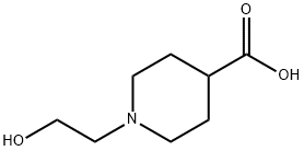 1-(2-hydroxyethyl)piperidine-4-carboxylic acid Structure