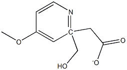 ACETIC ACID 4-METHOXY-PYRIDIN-2-YLMETHYL ESTER Struktur