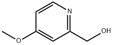 (4-メトキシ-ピリジン-2-イル)-メタノール 化学構造式