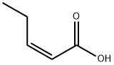 (Z)-戊-2-烯酸, 16666-42-5, 结构式