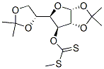 1,2:5,6-Di-O-isopropylidene-a-D-glucofuranose S-Methyl Dithiocarbonate Struktur