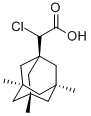 ALPHA-CHLORO-3,5,7-TRIMETHYL-1-ADAMANTANEACETIC ACID Struktur