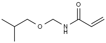 N-（N-丁氧基甲基）丙烯酰胺,16669-59-3,结构式