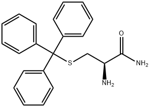 S-トリチル-L-システインアミド 化学構造式