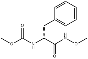 (R) - (1-(甲氧基氨基)-1-氧代-3-苯基丙-2-基)氨基甲酸甲酯,166742-96-7,结构式