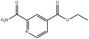 2-CARBAMOYL-ISONICOTINIC ACID ETHYL ESTER Structure