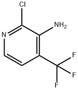 2-クロロ-3-アミノ-4-(トリフルオロメチル)ピリジン 化学構造式