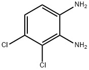 3,4-ジクロロ-1,2-ベンゼンジアミン 化学構造式