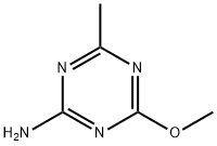 2-Amino-4-methoxy-6-methyl-1,3,5-triazine Structure