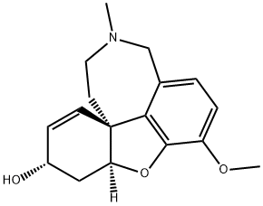 表雪花莲胺碱,1668-85-5,结构式