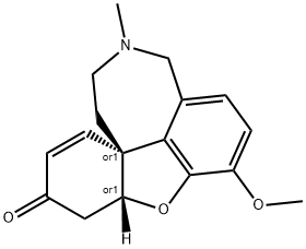 (+/-)-Narwedine Struktur