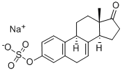 Estra-1,3,5(10),7-tetraen-17-one, 3-(sulfooxy)-, sodium salt Struktur