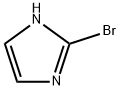 2-ブロモ-1H-イミダゾール 化学構造式