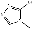 3-ブロモ-4-メチル-4H-1,2,4-トリアゾール 化学構造式