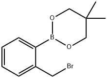 2-溴甲基苯基硼酸, 新戊二醇酯,166821-88-1,结构式