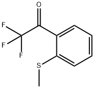 Ethanone, 2,2,2-trifluoro-1-[2-(methylthio)phenyl]- (9CI) 化学構造式