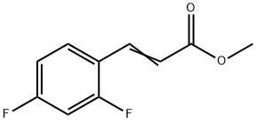 METHYL 3-(2,4-DIFLUOROPHENYL)ACRYLATE Structure