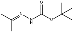 2-(丙烷-2-亚基)肼甲酸叔丁酯,16689-34-2,结构式