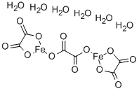 草酸铁(III) 六水化物, 166897-40-1, 结构式