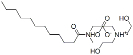 月桂酰肌氨酸TEA盐, 16693-53-1, 结构式