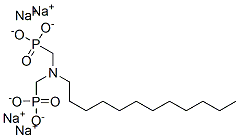 tetrasodium [(dodecylimino)bis(methylene)]bisphosphonate Structure
